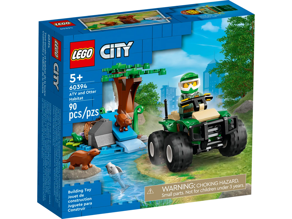 LEGO City 60394 ATV and Otter Habitat