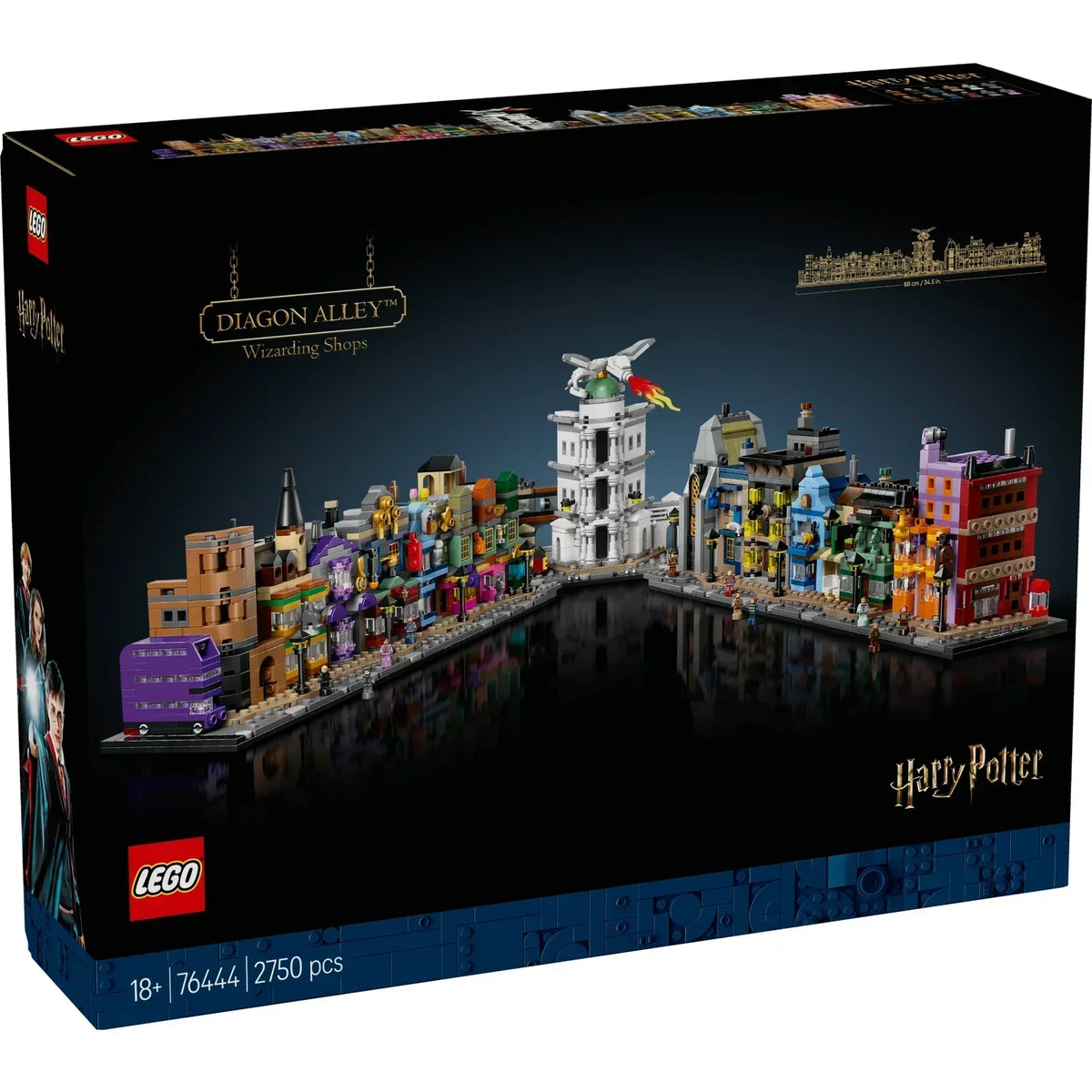 Original box 76444-1 - Diagon Alley Wizarding Shops