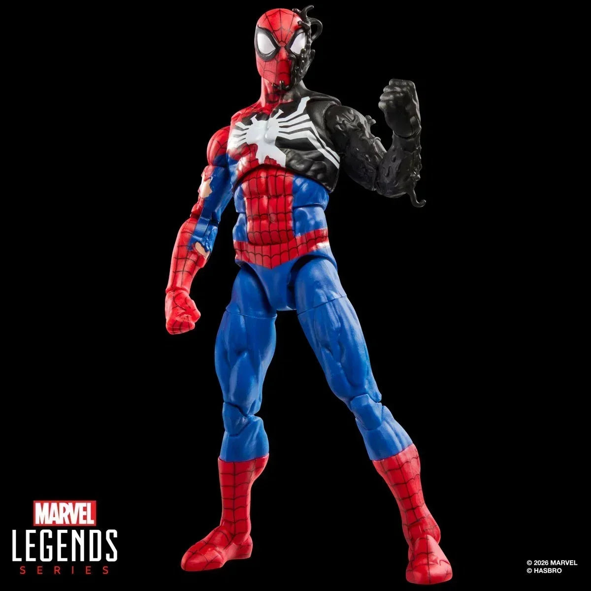 Secret Wars Marvel Legends Series Spider-Man (Alien Costume) 6-Inch Action Figure