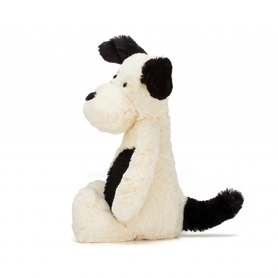 Bashful Black + Cream Puppy - Original by Jellycat