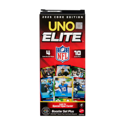 Uno Elite 2025 NFL Core Edition Booster Pack